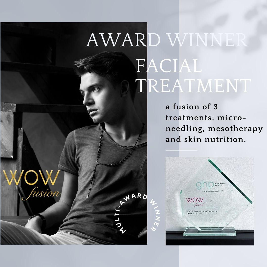 WOW Fusion award-winning facial treatment information